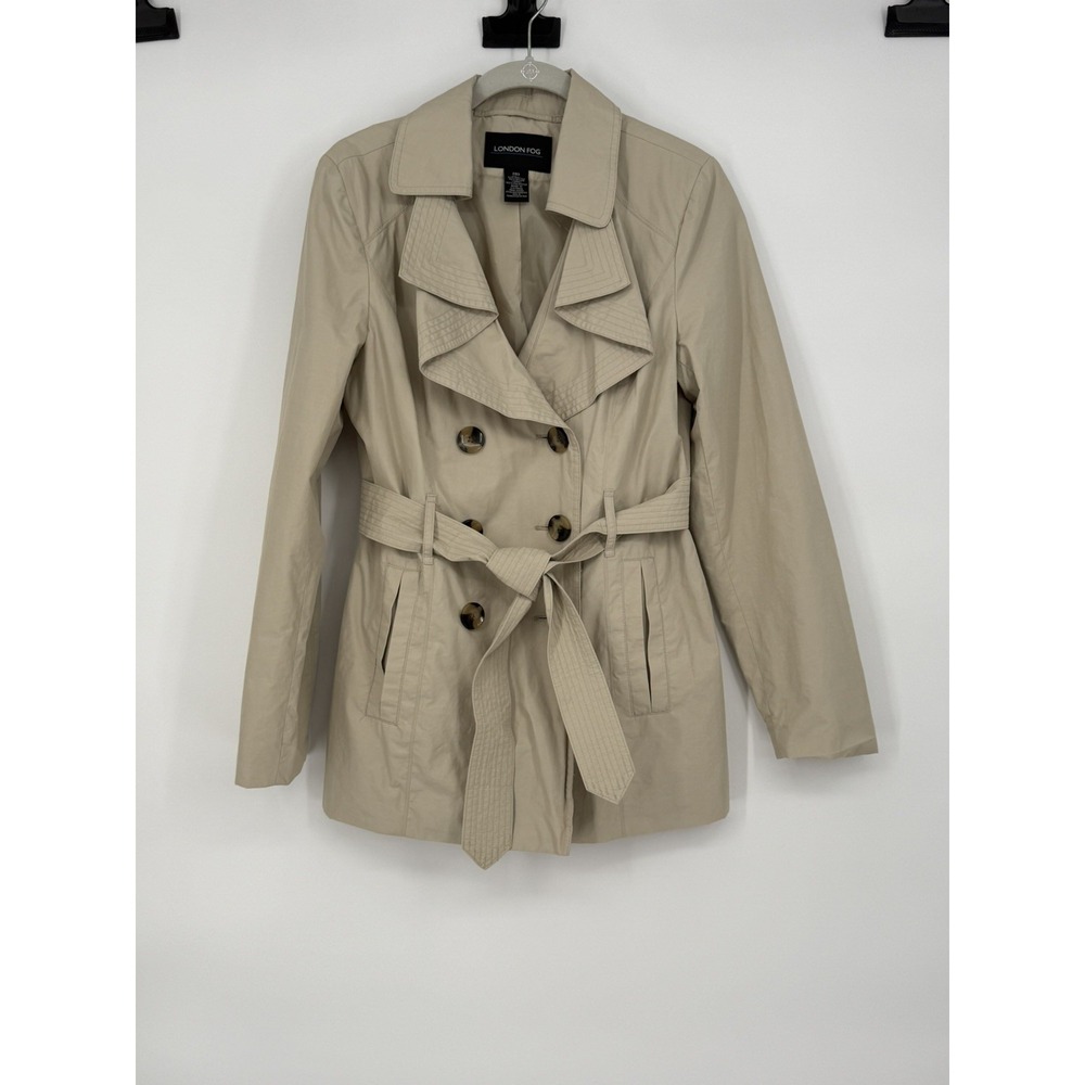 London Fog Women's Trench Rain Coat Small